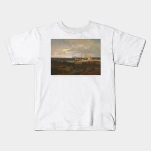 A Scene on the English Coast by J.M.W. Turner Kids T-Shirt